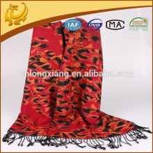 Mais recente moda baixa MOQ xale de pashmina mulher